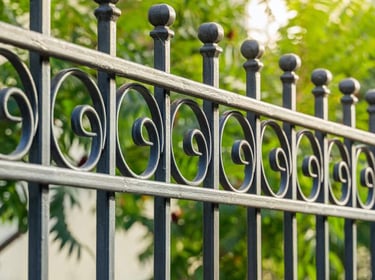 decorative wrought iron gate