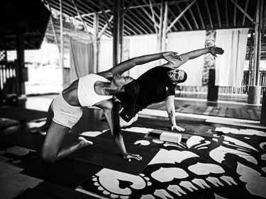 Flexibility in yoga is about controlled, balanced movement within a safe range of motion