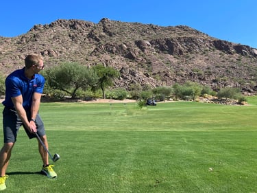 Dr. Meyers golfing