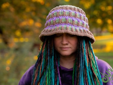 Jungle Poets nerta megzta šilta rankų darbo skrybėlė kepurė žiemai / kalėdinės dovanos 