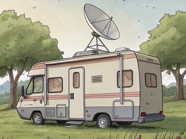 camping car tv parabole maroc