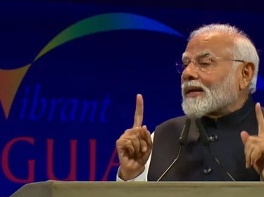 PM Modi sharing growth views and opportunities to Invest in India