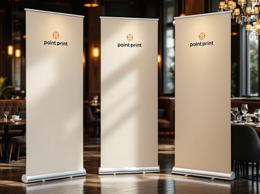 roll-up exclusive s chrómovanými prvkami