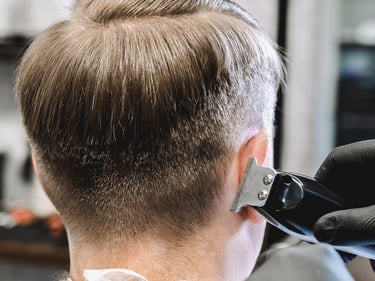 mens hair cut trimmer at hairline Men's Cuts in Brookfield 
