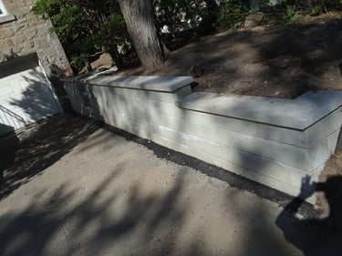 Montreal Retaining wall Ndg Landscaping