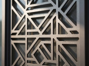 Celosías decorativas metálicas fabricadas con corte láser en León GTO