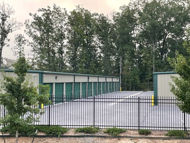 A view of some of out outside accessible units at Alcoa Road Storage Too