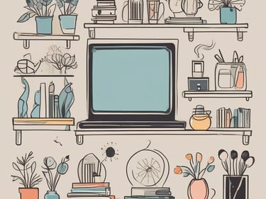 Minimalist empty tile with soft shadow on a light background.