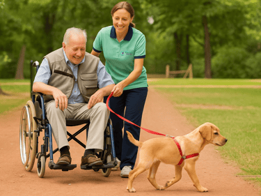 Light pet care assistance