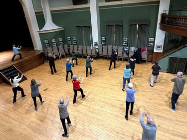 Group fitness instructor - Tai Chi practice
