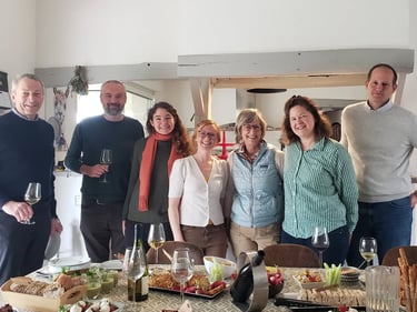 Americans Expat students with Clem PARIS