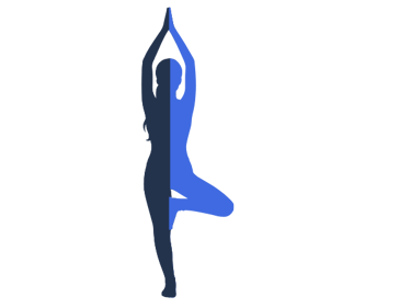 stilisierte-Silouette-einer-Frau-die-Yoga-macht-in-Vrksana-der-Baumhaltung