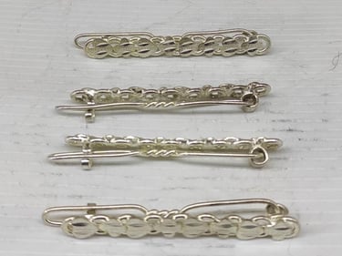 "Ethnic-style metal hair clip–tribal handmade jewelry piece-Suitable for export"