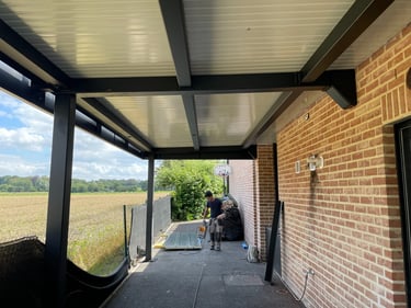 Toiture BAC ACIER ISOLÉ pour carport