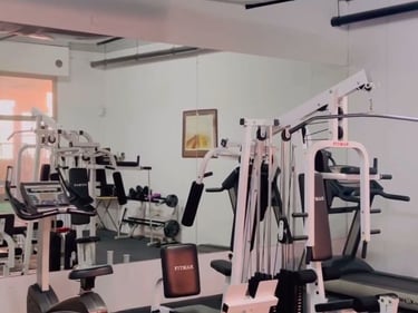Photo of a gym in residential property owned by the other dimension real estate agency in Bahrain
