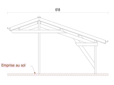 Plan de carport en bois