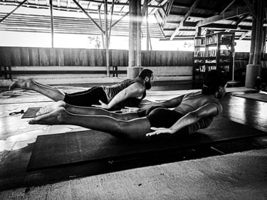 Locust pose variations are part of our spinal health sequence 