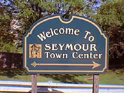 Welcome to Seymour sign