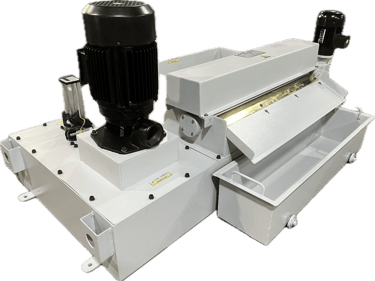 Plain ss 304 drum type magnetic coolant filter with coolant tank and supply pump