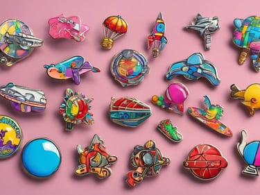 Kokybiški įsegami ženkleliai, papildantys stilių ir išreiškiantys nuotaiką ar nuomonę.