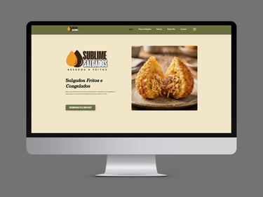 Site profissional para restaurante desenvolvido pela Perform Sites