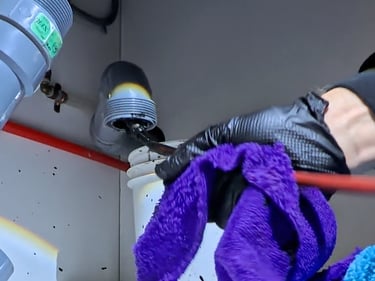 Accumulation de graisse et de débris. FLowPro Drain