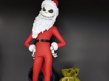 a figurin resin santa 