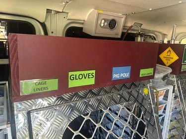 Storage Area on cage 3