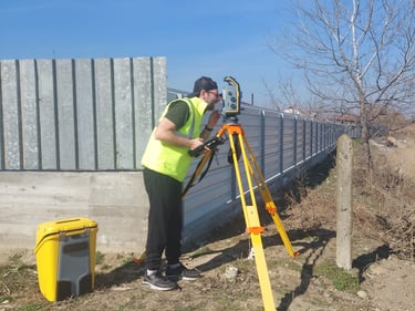 ridicare topografica pentru reabilitarea drumului si intocmirii documentatiei cadastrale