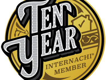 InterNACHI 10 Year Member Logo.