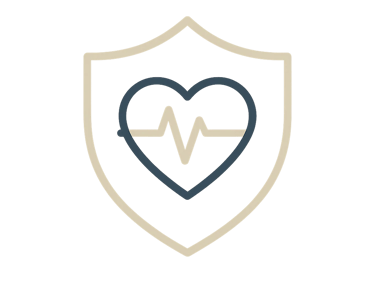 Medicinsk expertpanel och kvalitetsgranskning – Revaliis kvalitetsikon i ultra-minimalistisk