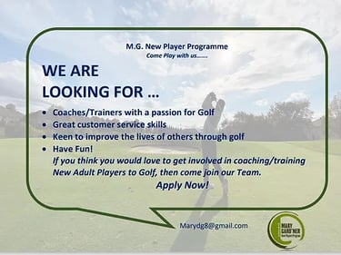Work with MG Golf