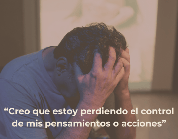 Persona desesperada que necesita apoyo psicológico