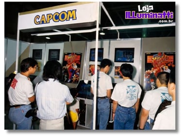 Estande da Capcom na Nintendo Shoshinkai 1990