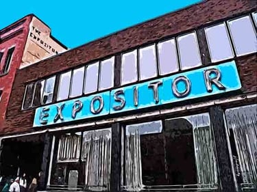 Expositor Building 1950 Entrance 12236