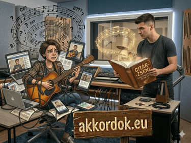 Online gitár tanfolyam buktatói