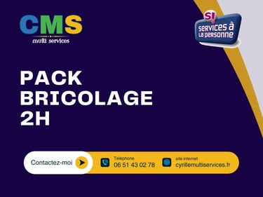 Pack bricolage 2h à Belfort – plusieurs travaux en une visite