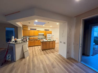 Sun City Drywall and Painting matching and repairs by At Hand Heroes