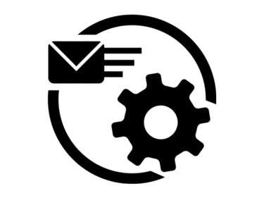 an icon representing email management