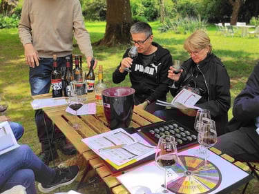 Dégustation des vins