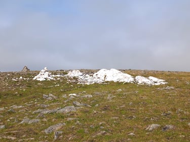 Baltasis kvarcas Norvegijos šiaurėje