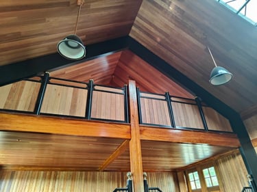 Stables inside loft new build