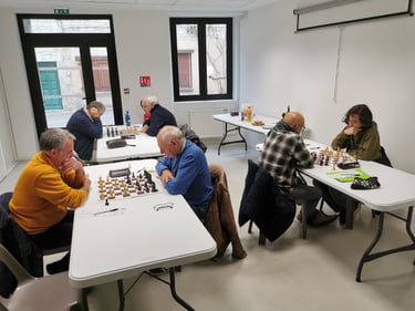 Rencontre échiquéenne avec Najac le 17 novembre 2024