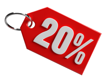 20% de descuento