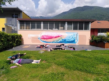 yoga e vini a Manimatte a Bellinzona