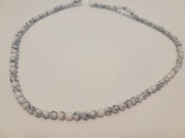 white howlite bracelet for calming heavy thoughts emotional balance and peaceful focus