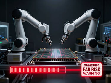 Samsung electronics union strike memory chip fab disruption supply chain impact 2026.