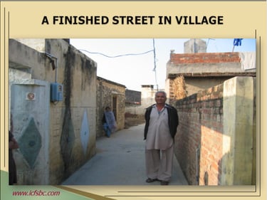 A Finished Street in Village