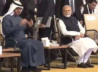 UAE President Sheikh Mohamed bin Zayed Al Nahyan Czech Republic Prime Minister Petr Fiala PM Modi