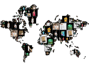 a world map of pictures of people and their pictures